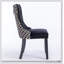 Chaises de salle à manger en velours classique, confort contemporain haut de gamme-373263601