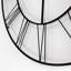 Deneem Minimalist Slim Iron Home Office Wall Clock-198674764-198674763