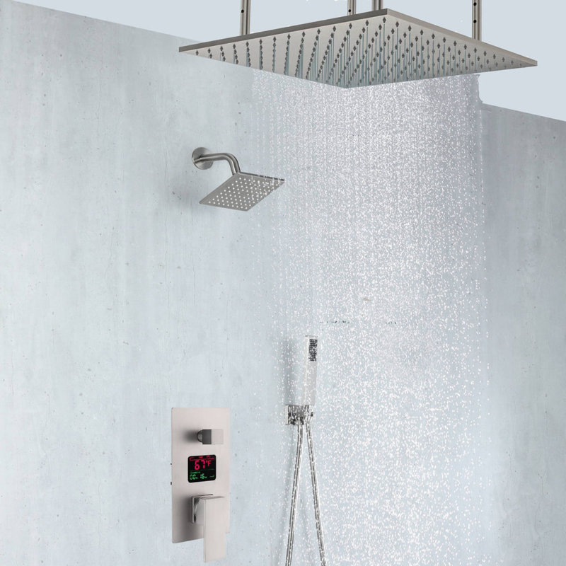 All-In-One Kit with Rough in-Valve, Brushed Nickel