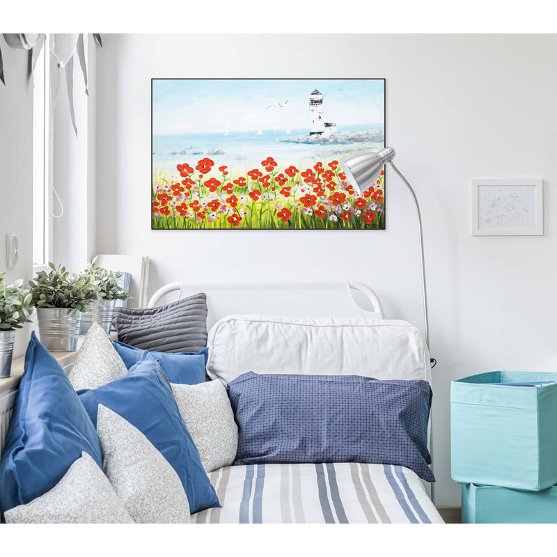 View of the Sea Hand -Painted Acrylic Painting