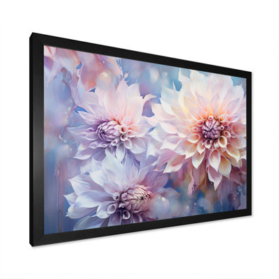 «Modern Modern Dahlia Dreams» sur impression sur toile