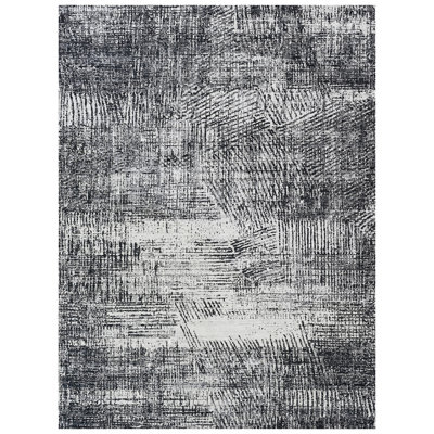 Tapis rectangulaire noué à la main