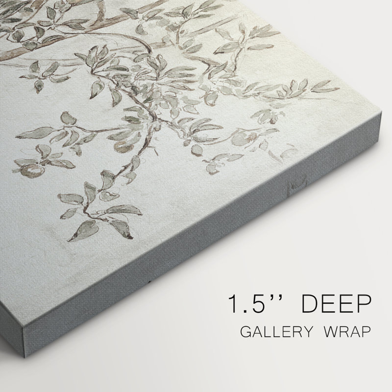 Vintage Sketch Work-XLVIII -Gallery Wrapped Cavas, 8" H x 12" W