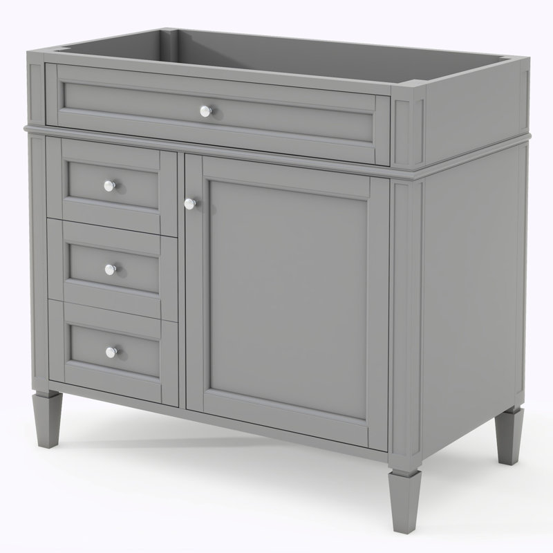 Bases de meuble-lavabo 36 po seulement, Gris
