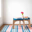 Zippie Stripe Berry Handwoven Cotton Rug-70329152