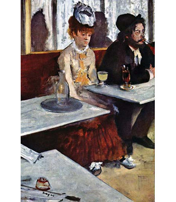 " Absinthe " by Edgar Degas