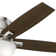 52" Donegan 5 - Blade Flush Mount Ceiling Fan with Pull Chain and Light Kit Included