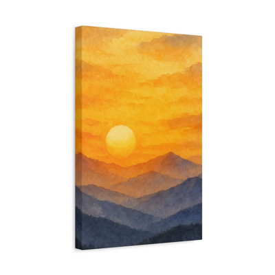 Aaroon Single Picture Frame Print on Canvas