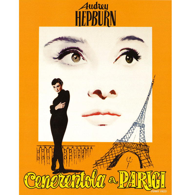 Audrey Hepburn - Grimace, H 36 po x l 28 po