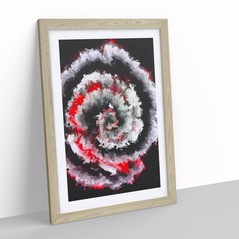 No Limits Abstract - Framed Print, 46cm H x 34cm W x 2cm D, Oak Framed