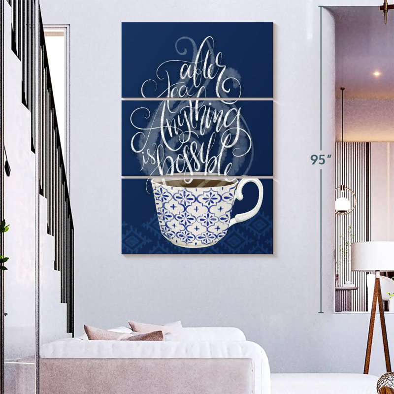 Tergel Tea Time II, 74" H x 48" W
