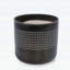 Ensemble de pots à fleurs en céramique émaillée noir fait à la main, idéal pour les plantes grasses et les cactus, avec trous de drainage pour une utilisation intérieure / extérieure