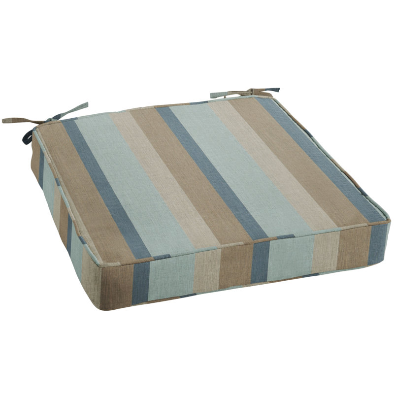 Outdoor Dining Chair Back Cushion, 25" W x 25" D