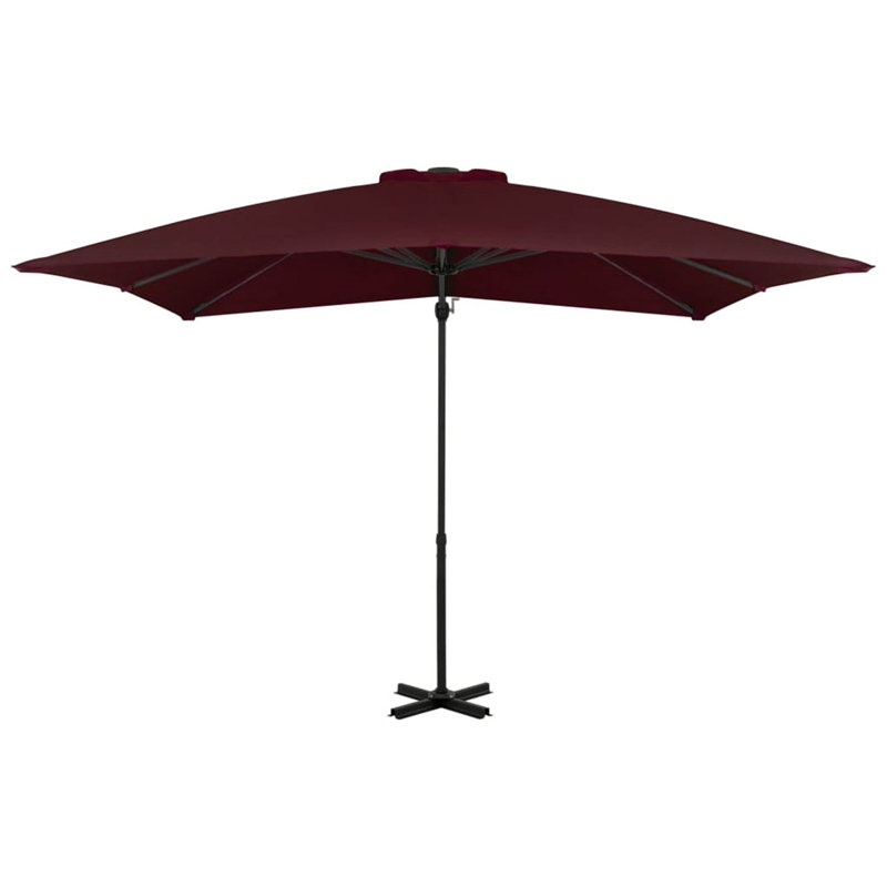 250cm Cantilever Parasol, Red