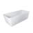 67 Inch Freestanding Solid Surface Soaking Bathtub For Bathroom