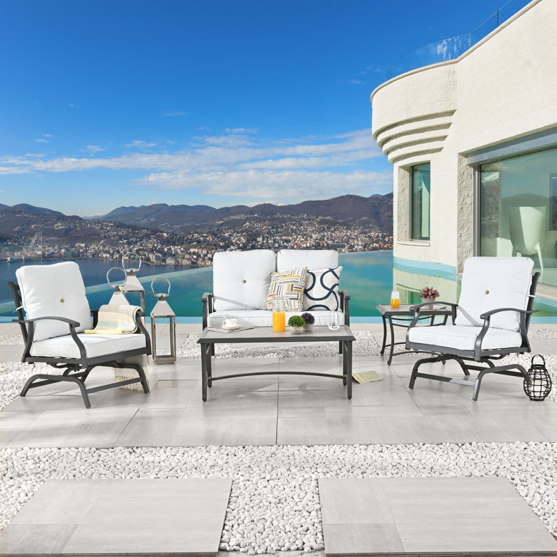 5-Piece conversation set, White