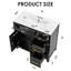 Ensemble de meuble-lavabo avec lavabo 36 po Doory-1680252409