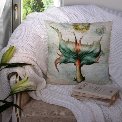 Mermaids and Mermen Tail Indoor/Outdoor Throw Pillow