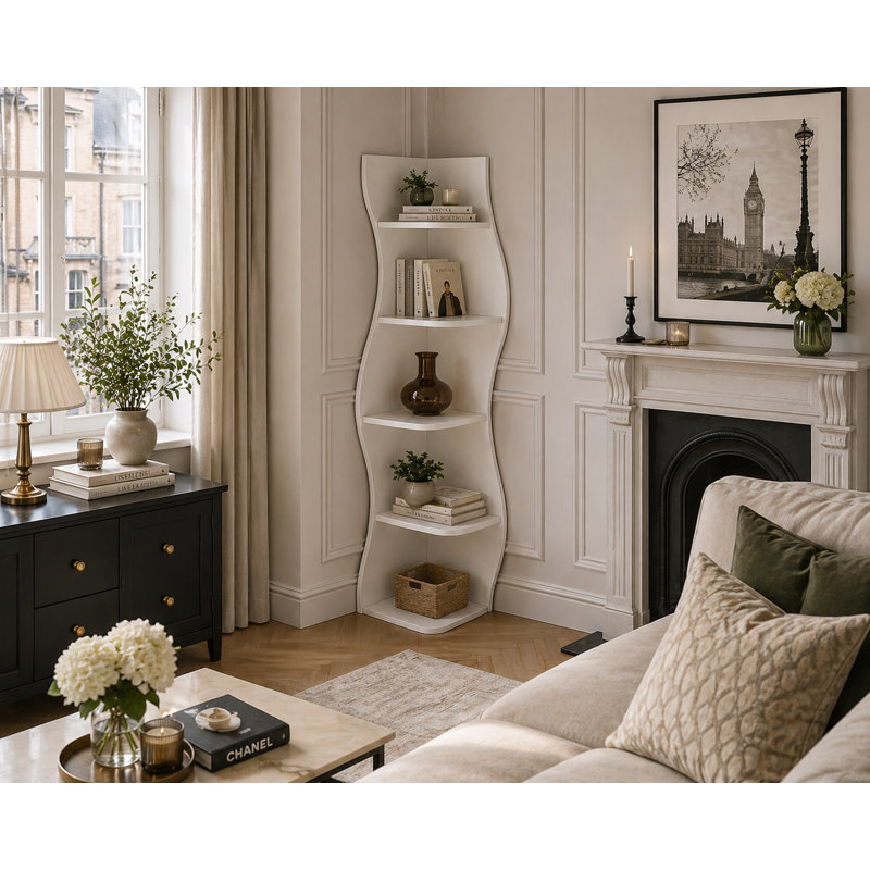 Nila 180cm H 40cm W Bookcase, White