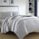 Ensemble d'édredon réversible en coton bleu Fairwater de Nautica