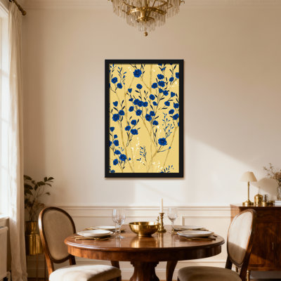 Plantes et fleurs sur fond avec imprimé décoratif