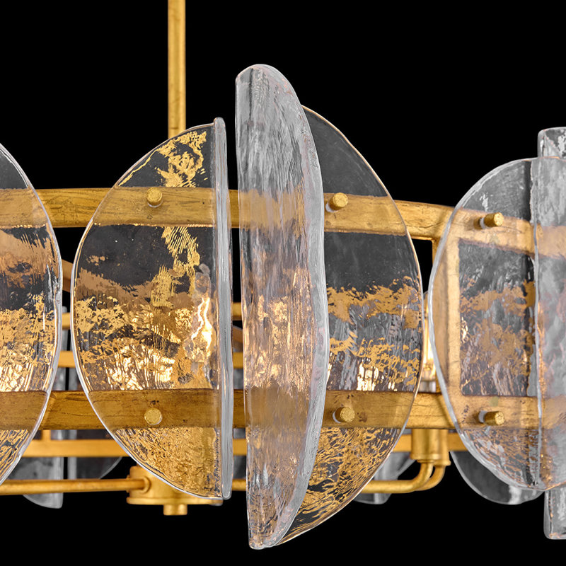 Seraphina Chandelier, 8, 10" H x 40.25" W x 40.25" D
