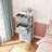 Annyka 6 Drawer Lingerie Chest, White and Light Gray-1334535613