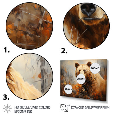 Bazyli Bear Bears Boundary I - art mural ours
