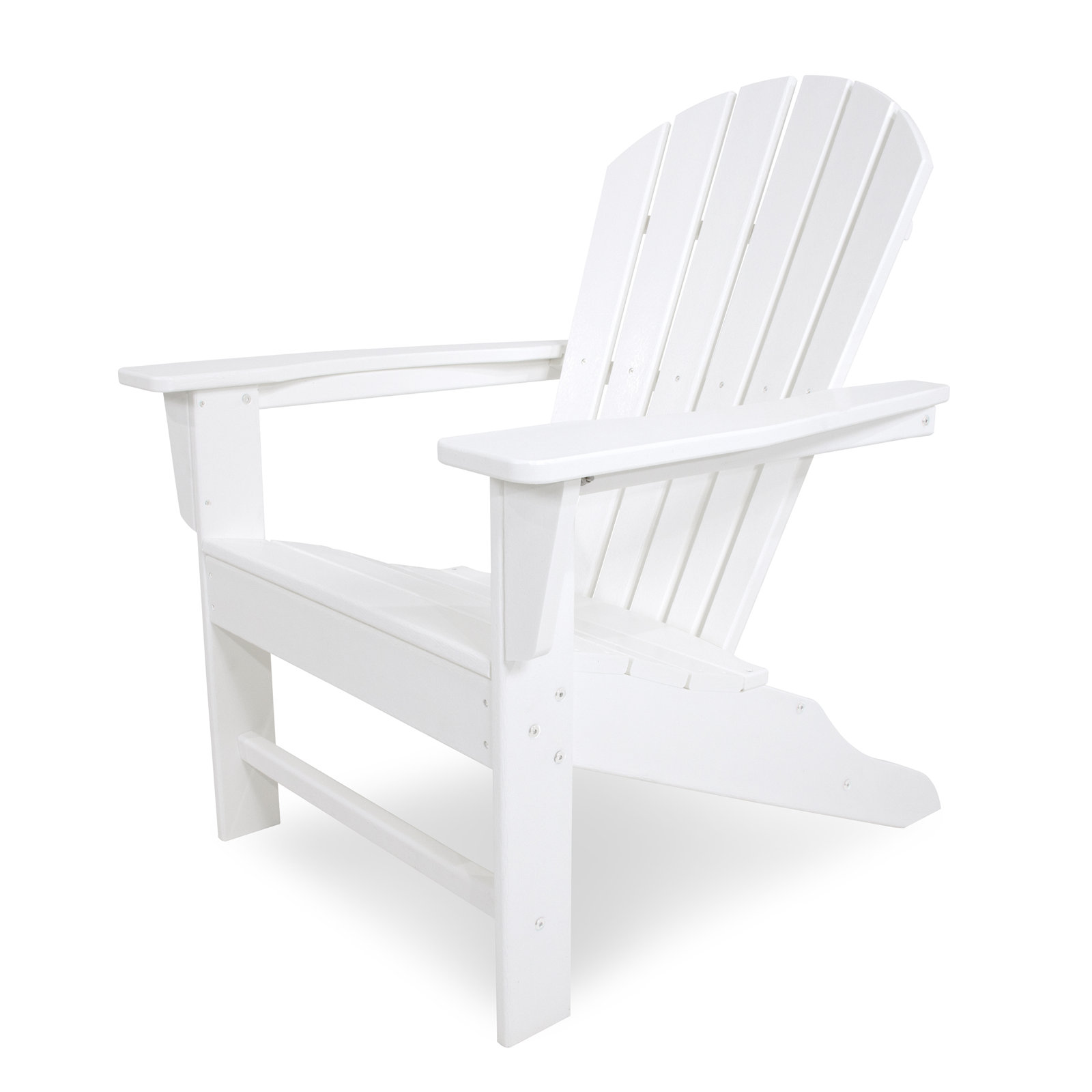 POLYWOOD® South Beach Adirondack Chair, White