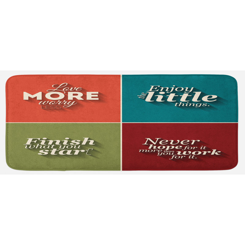 Tapis de cuisine citation