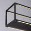 Cassundra 4 - Light Black LED Kitchen Island Pendant