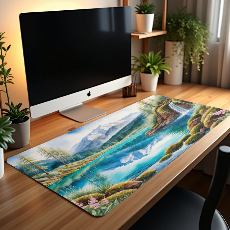 Polyester Desk Pad, 23.6x13.8