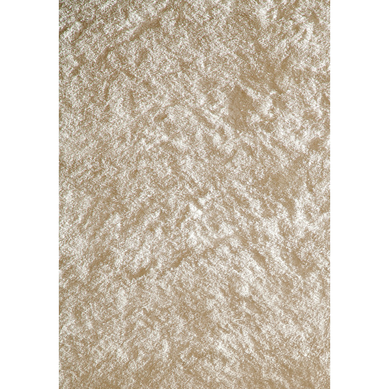 Tapis blanc/beige touffeté à la main Cherree, Tapis de couloir 2 pi 3 po x 8 pi