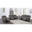 Fauteuil inclinable électrique oscillant gris anthracite