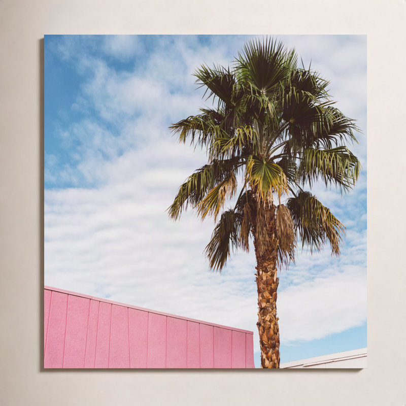 Palm Springs Vibes, Toile tendue, Non, H 12 po x l 12 po x P 1,25 po