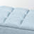 Claes Rectangle Upholstered Ottoman in Light Blue, 14.9'' H X 15.25'' D X 47.85'' W-362614852