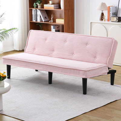 65" Armless Convertible Sofa
