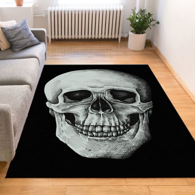 Tapis imprimé à motif floral en médaillon avec des poils doux pour le confort et le style dans votre salon, chambre à coucher ou bureau