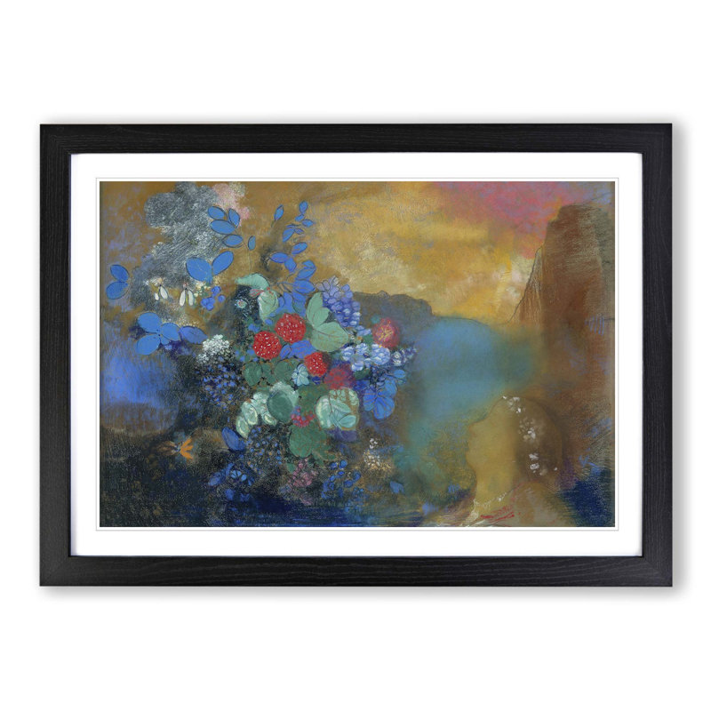 Odilon Redon - Single Picture Frame Painting, Black