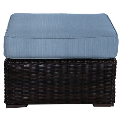 Repose-pieds d'extérieur avec coussin Sireci
