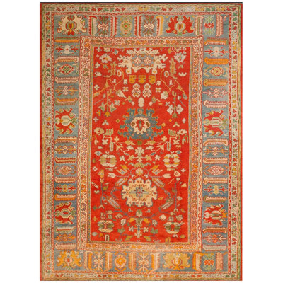 One-of-a-Kind 9'6" x 13'0" Rectangle Hand Knotted Area Rug