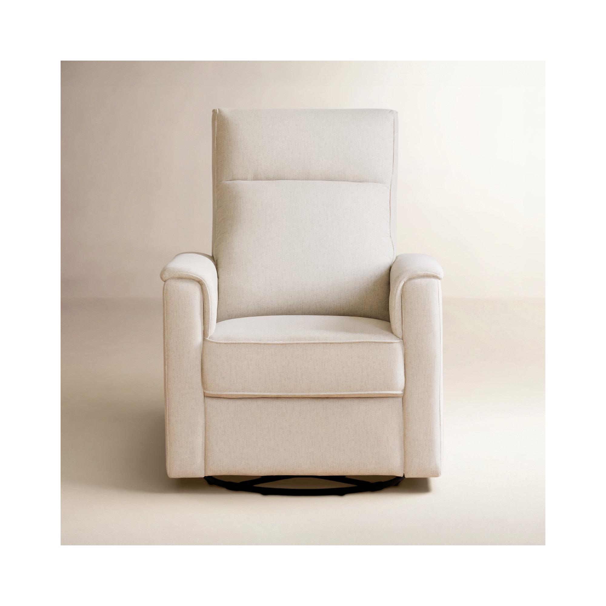 Willa Recliner in Eco-Performance Fabric, Cream Polyester Blend
