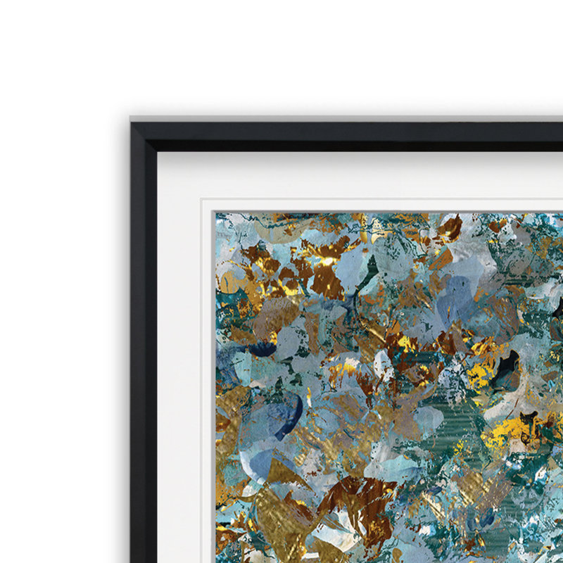 Soupçon de crépuscule - Peinture, H 16 po x l 16 po x P 1,5 po, Cadre noir