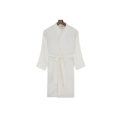 Peignoir 100% coton mi-mollet garçon avec poches