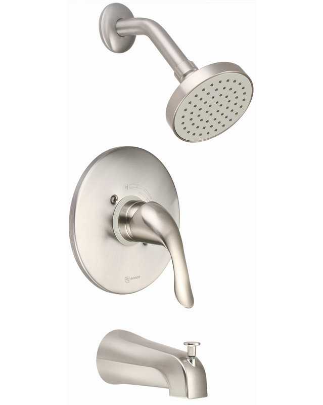 Ensemble de douche Castille, Nickel brossé