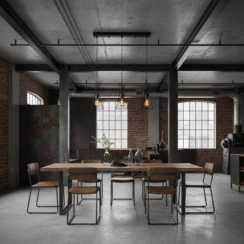 Luminaire suspendu linéaire à hauteur réglable pour îlot de cuisine industriel en métal 3 lumières Farmhouse, Noir