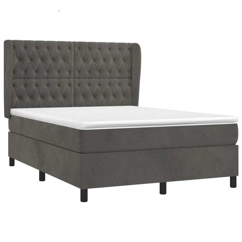 Himmel 140 X 190 Cm Bed, Double (4'6), Dark Grey