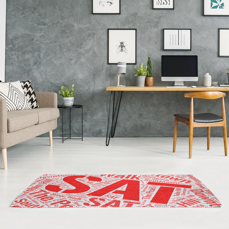 Chenille Indoor Rug, Rectangle 4' x 6'