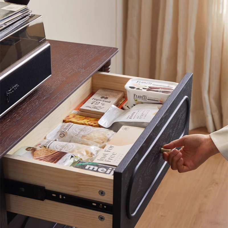 Buffet rétro français, H 33,46 po x l 47,24 po x P 15,75 po
