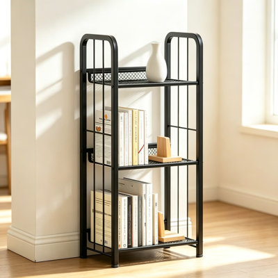 Étagère de rangement autoportante, bibliothèque ouverte, organisateur d'exposition pour salon, chambre, cuisine, bureau à domicile, structure robuste et multifonctionnelle, montage facile
